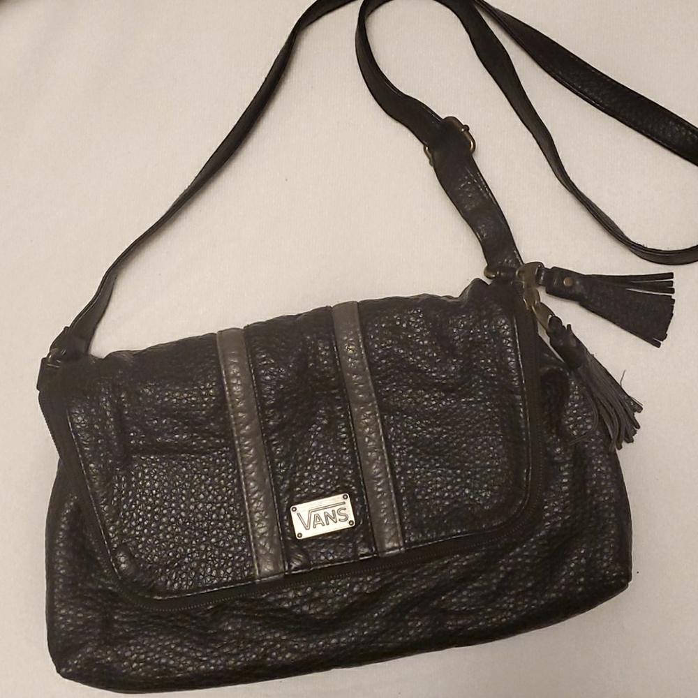 Vans cross body black purse